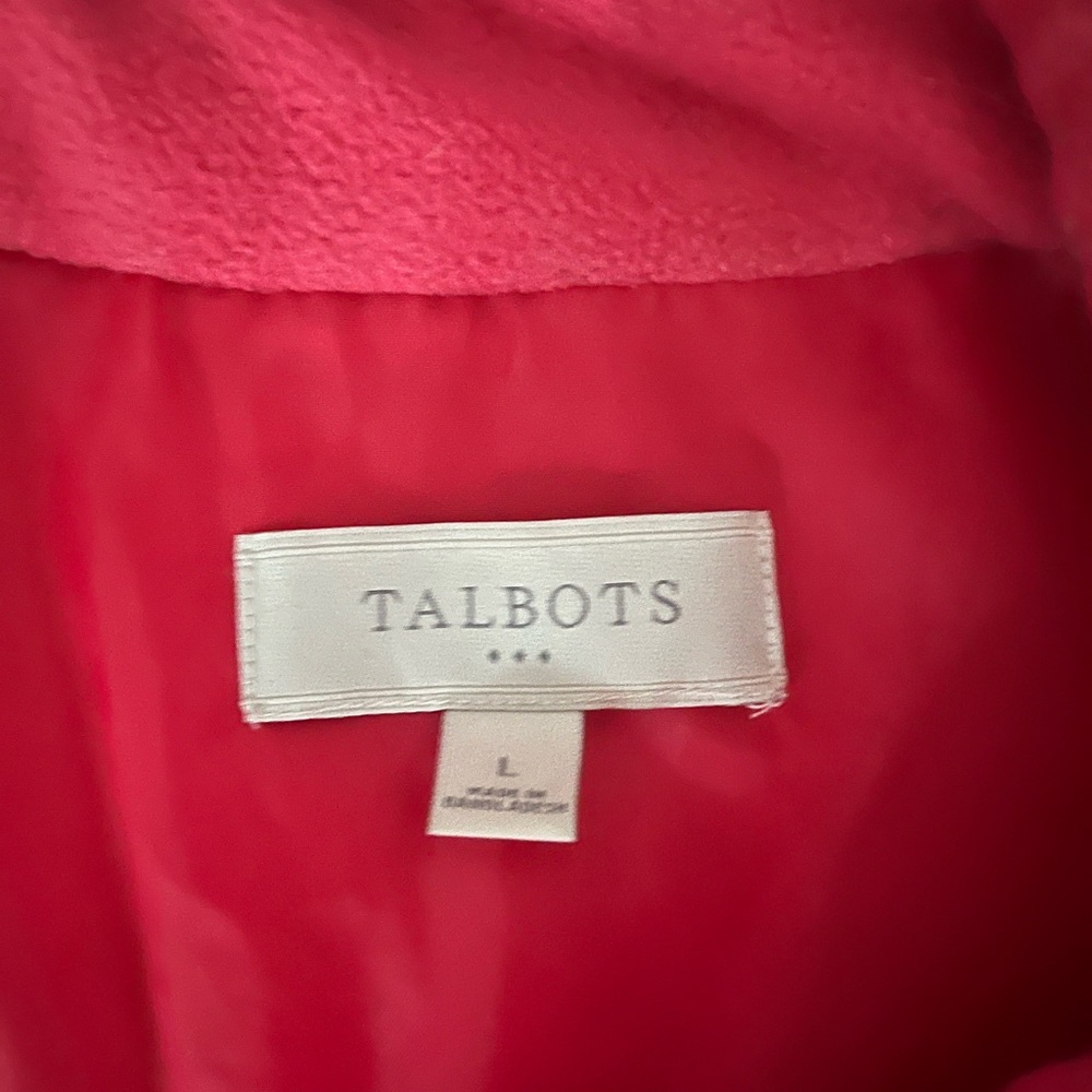 Talbots Vibrant Pink Coat with Label